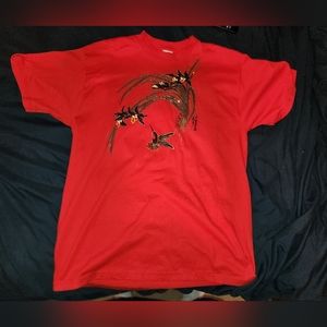Female red t-shirt L by Fruit of the Loom